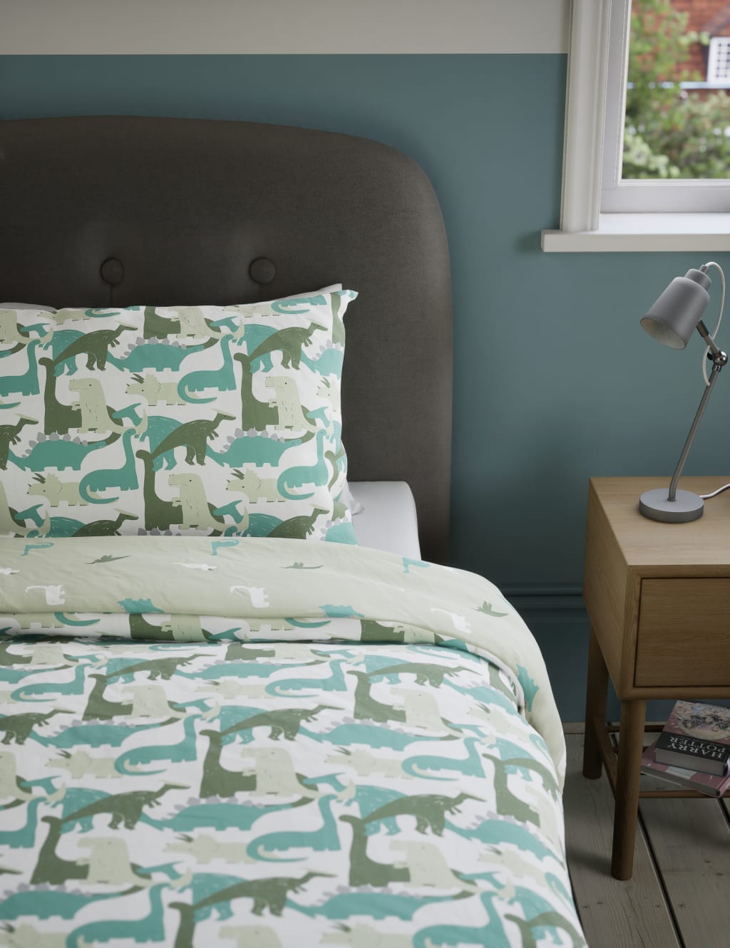 Dinosaur Cotton Blend Bedding Set 4 of 5