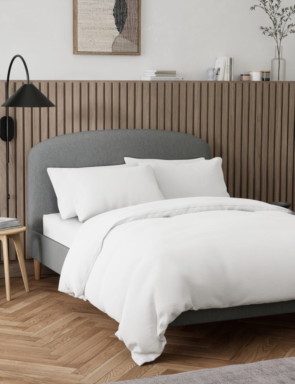Pure Cotton 300 Thread Count Bedding Set 1 of 3