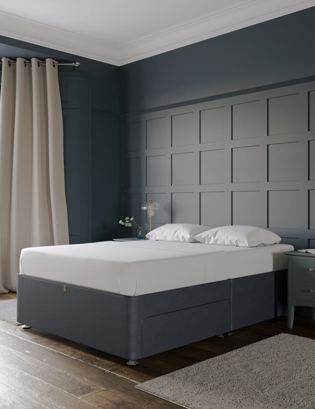 Classic Firm 2 Drawer Divan 1 of 5