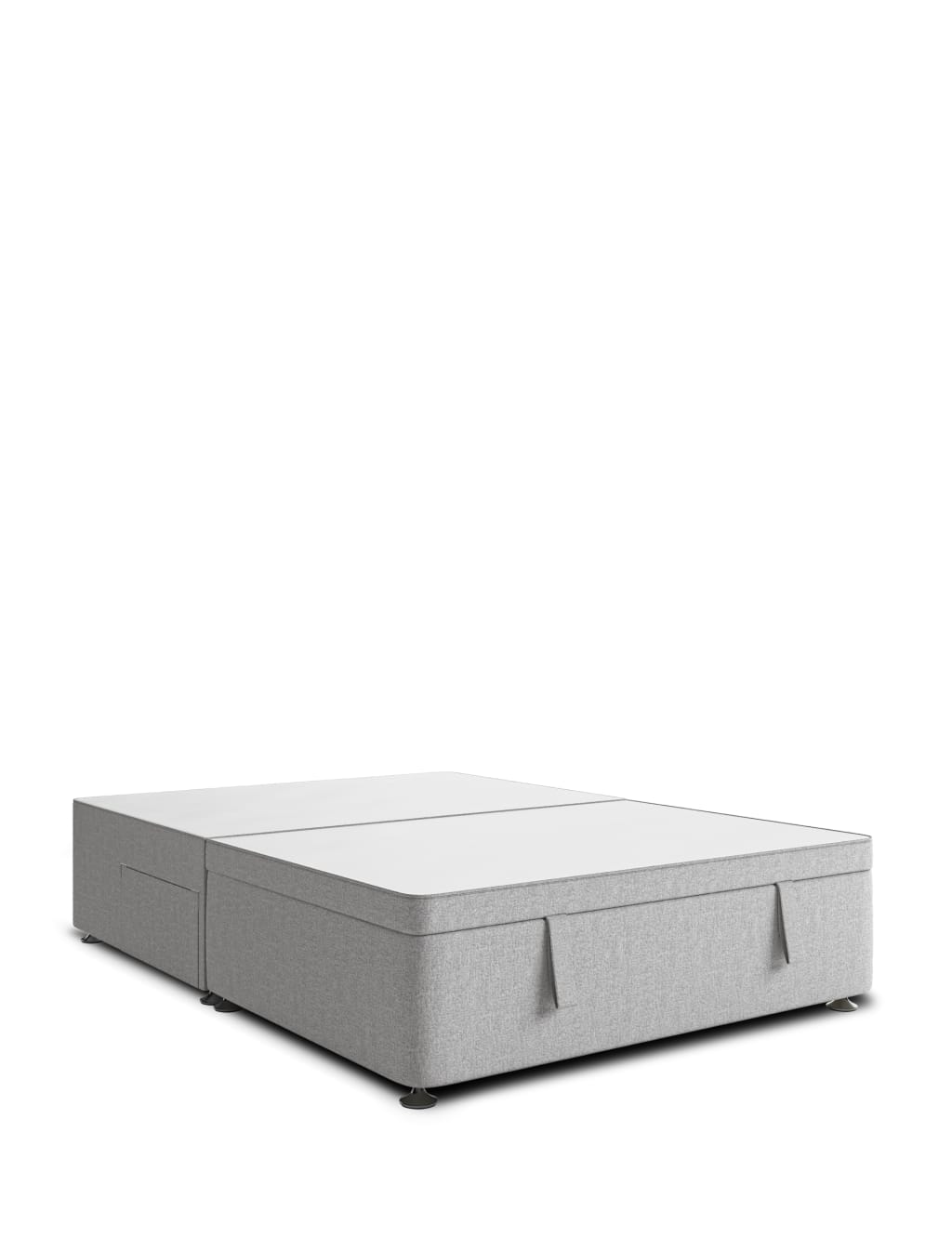 Half End Ottoman 2 Small Drawer Divan 2 of 7
