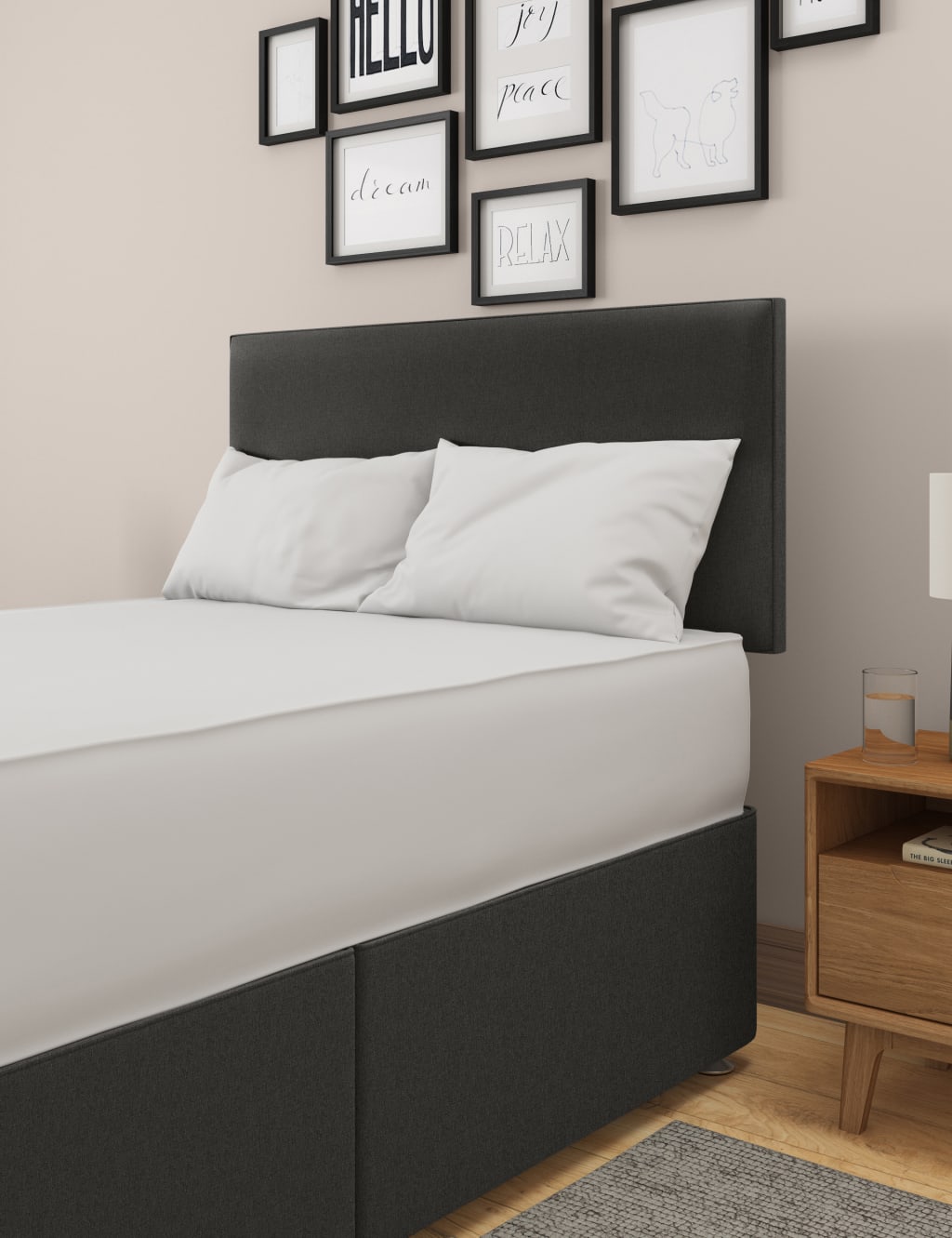 Pillowtop 1700 Divan Bed Set 1 of 6