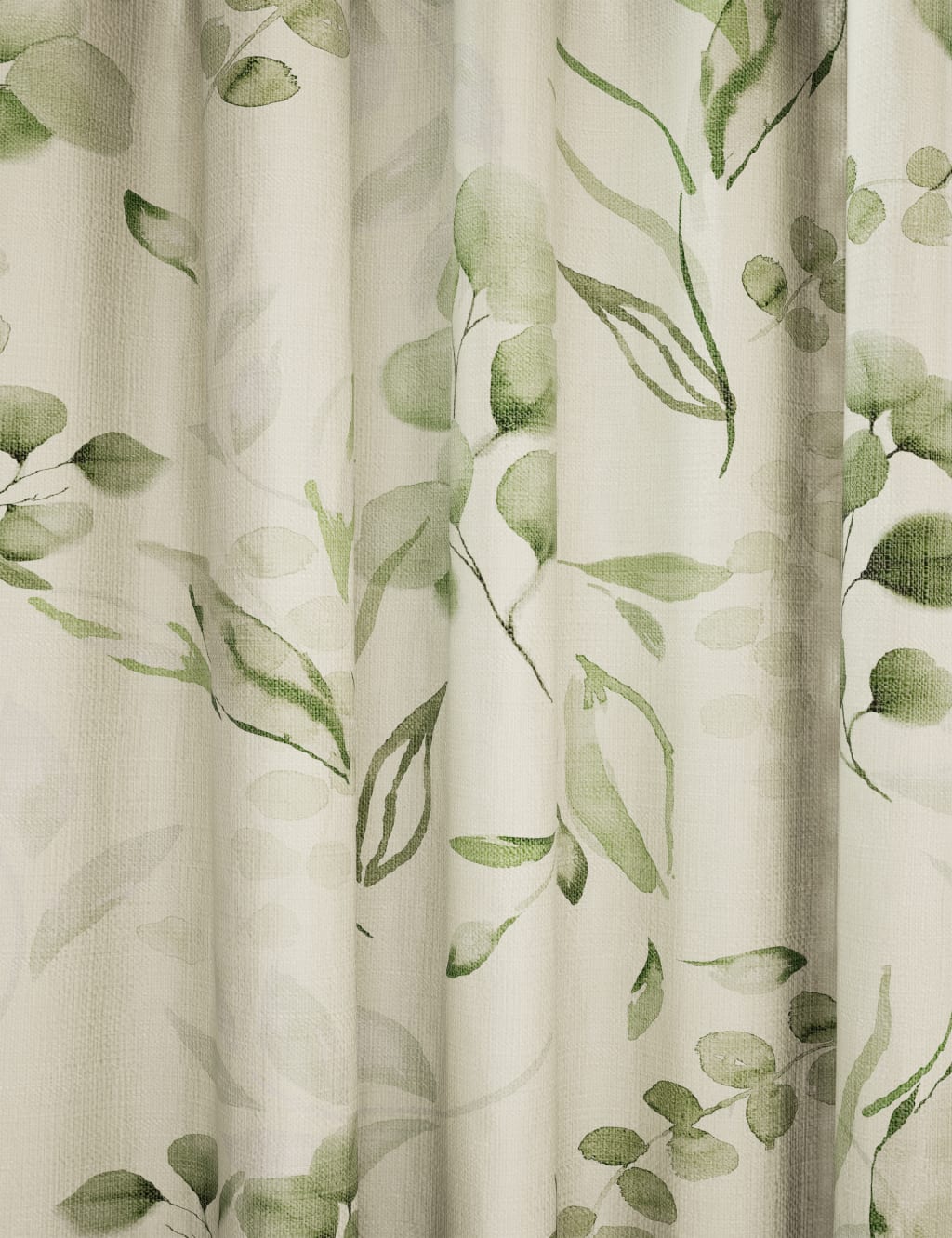 Pure Cotton Watercolour Pencil Pleat Curtains 2 of 4