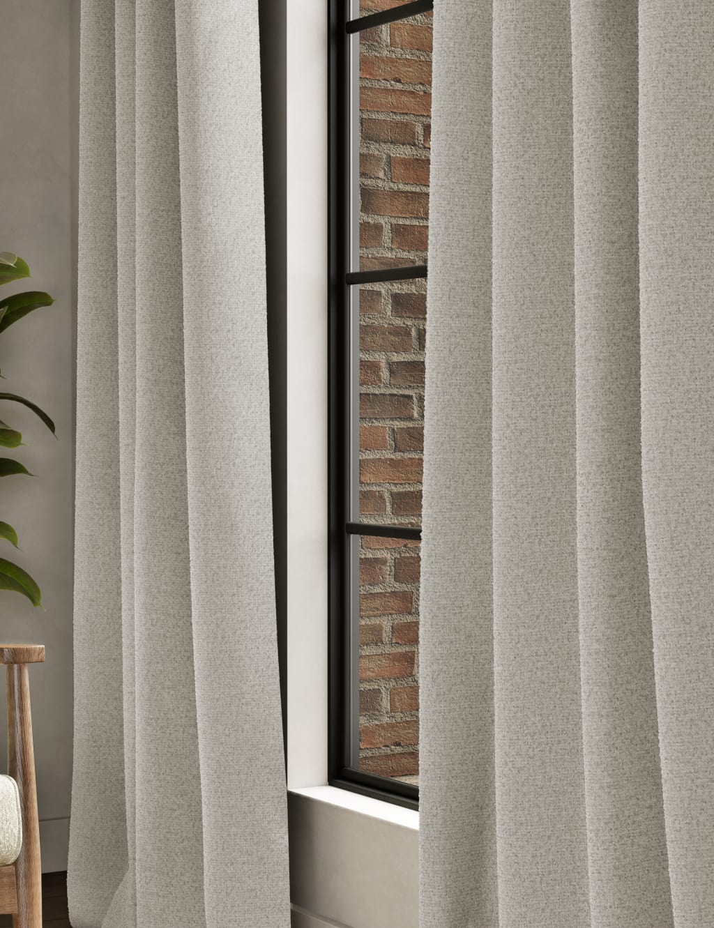 Boucle Marl Eyelet Curtains 2 of 4