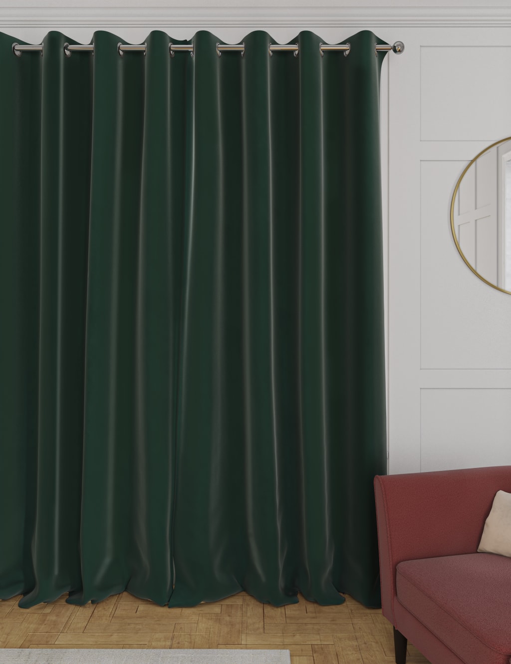 Velvet Eyelet Thermal Curtains 4 of 8