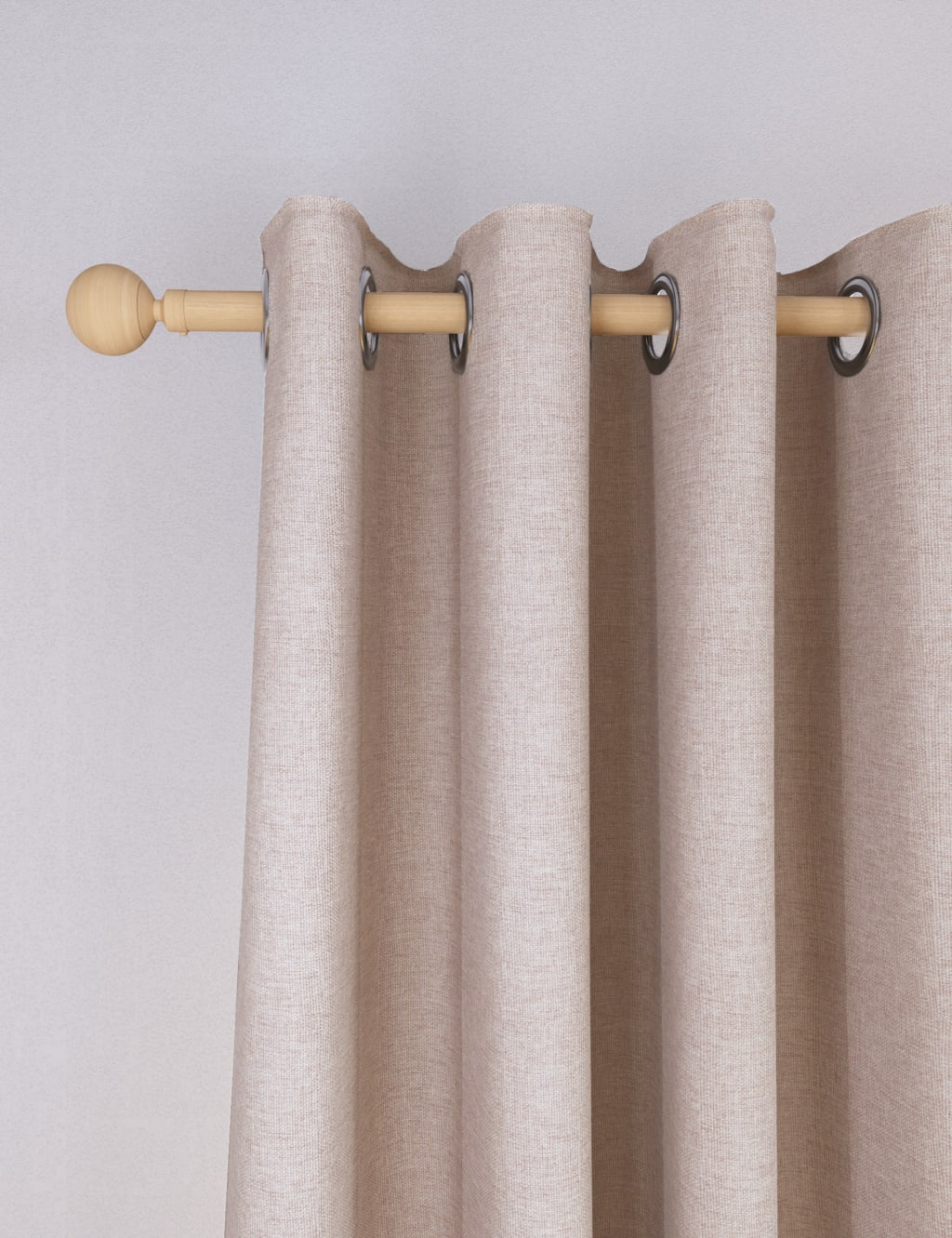 Brushed Eyelet Blackout Thermal Curtains 4 of 5
