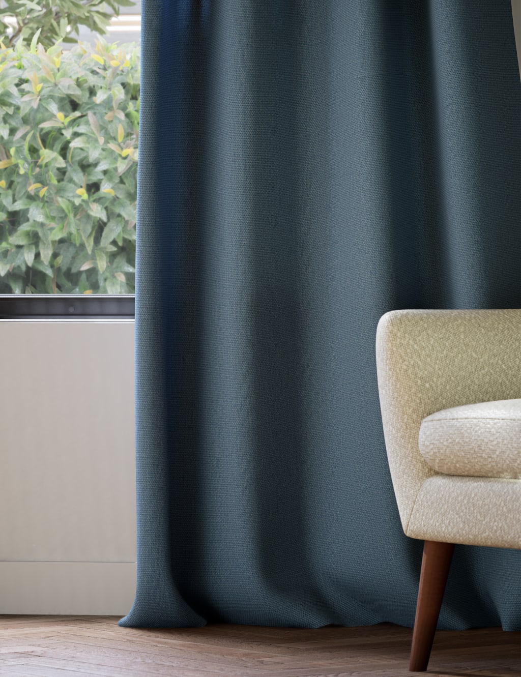 Brushed Eyelet Blackout Thermal Curtains 2 of 4