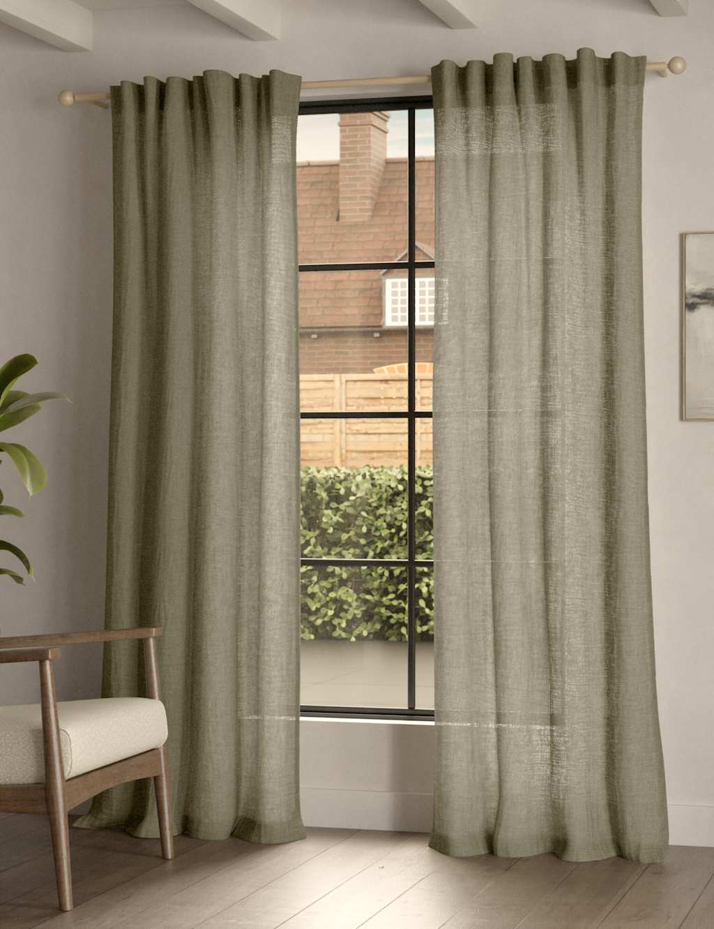 Cotton Rich Sheer Curtains 3 of 5