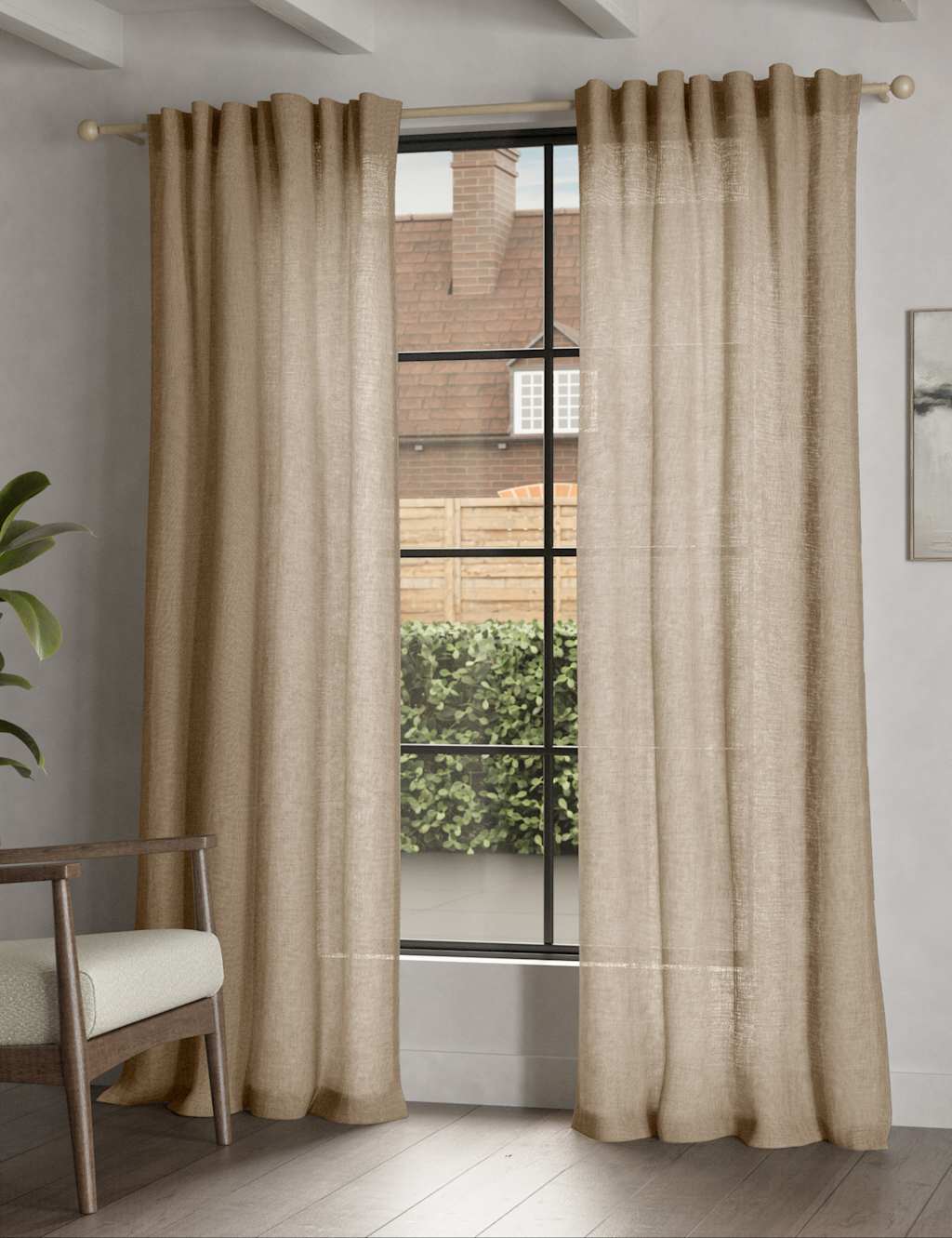 Cotton Rich Sheer Curtains 3 of 5