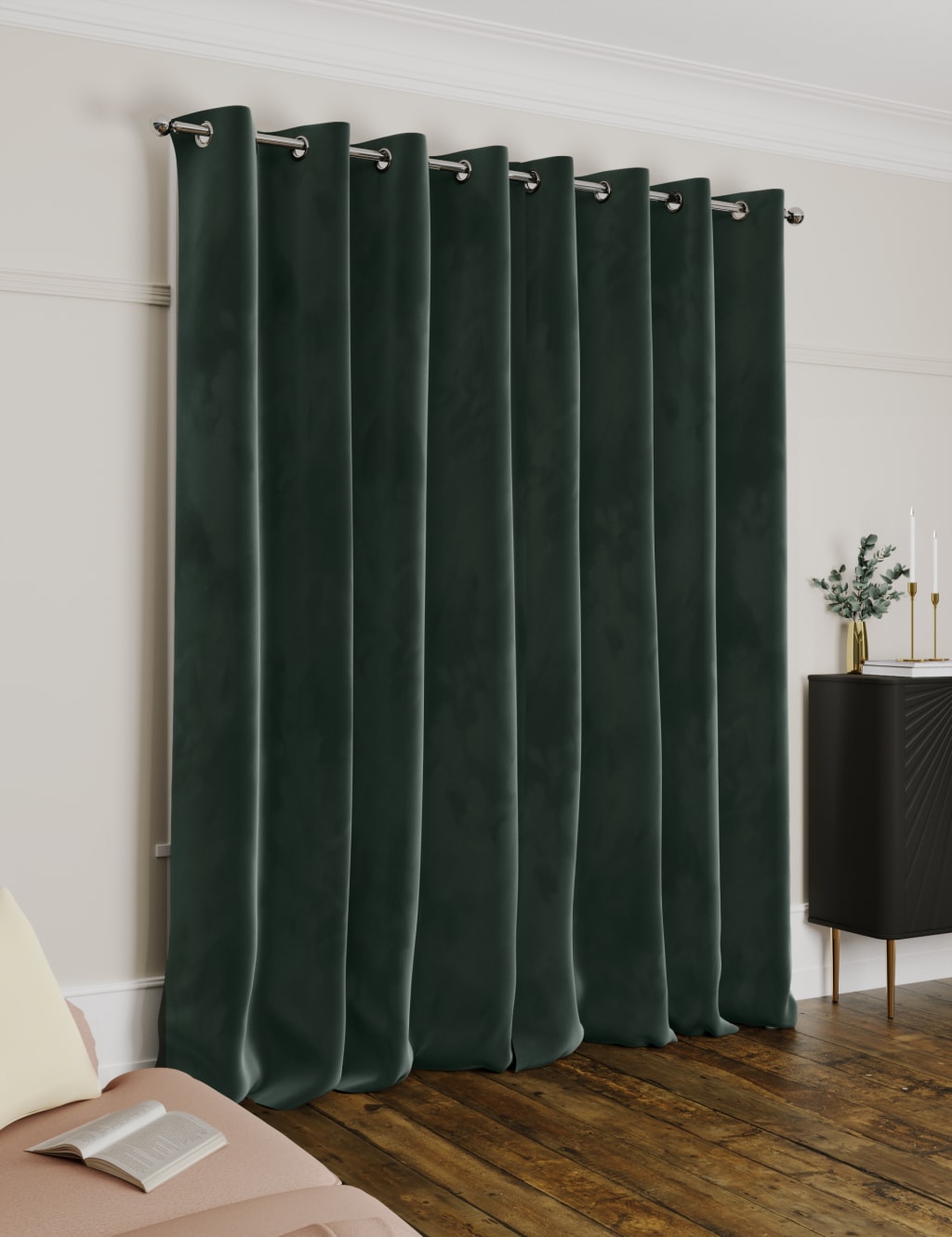 Velvet Eyelet Ultra Thermal Curtains 4 of 7