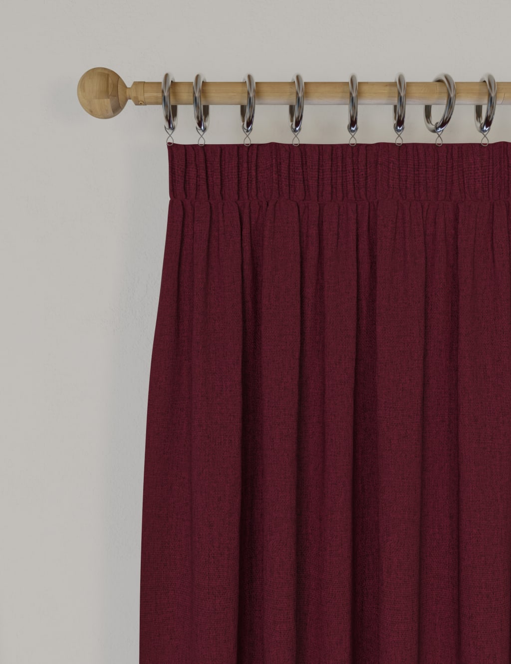 Brushed Pencil Pleat Blackout Thermal Curtains 1 of 4