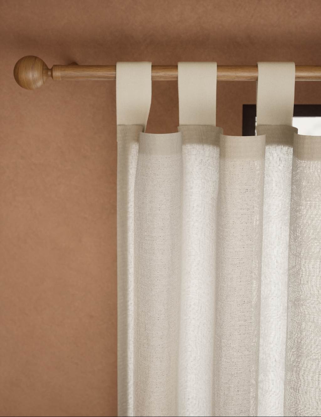 Pure Cotton Embroidered Sheer Curtains 2 of 4