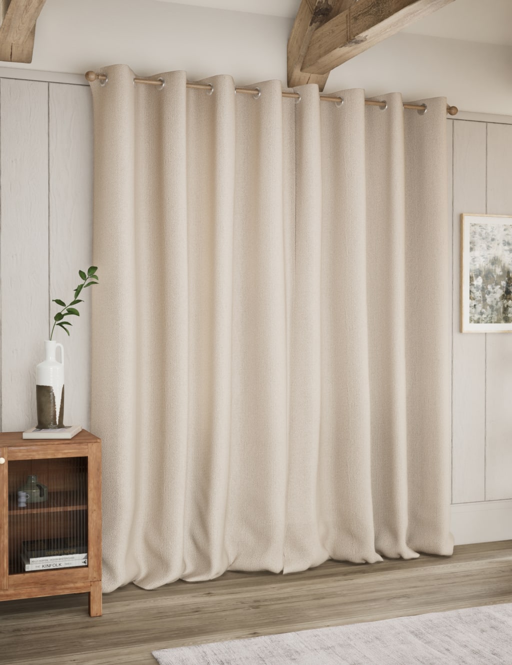 Herringbone Eyelet Curtains 4 of 5