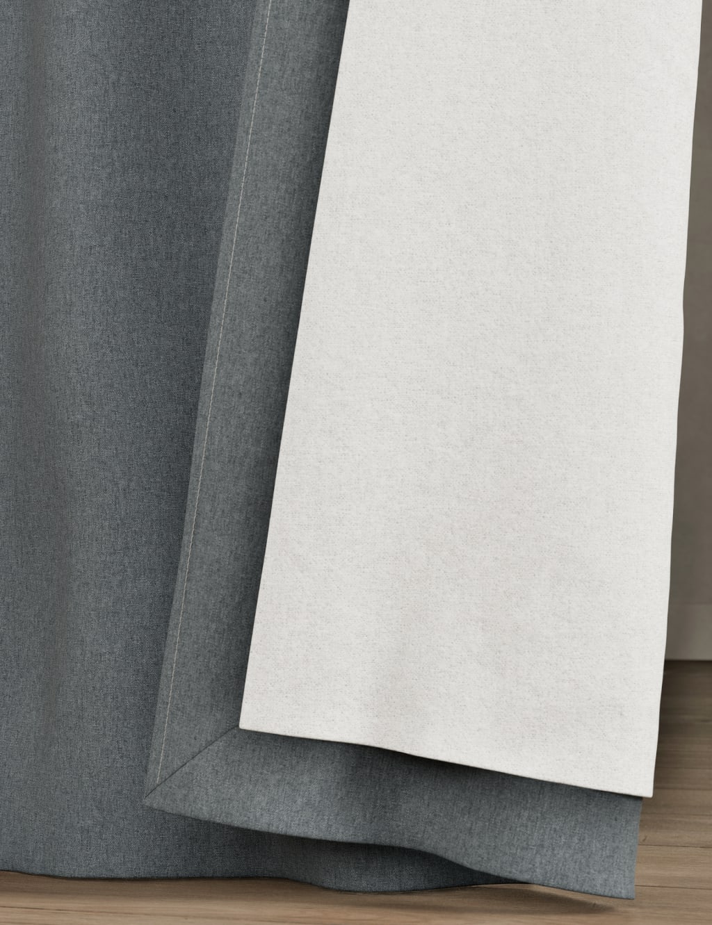 Brushed Eyelet Ultra Thermal Blackout Curtains 5 of 7
