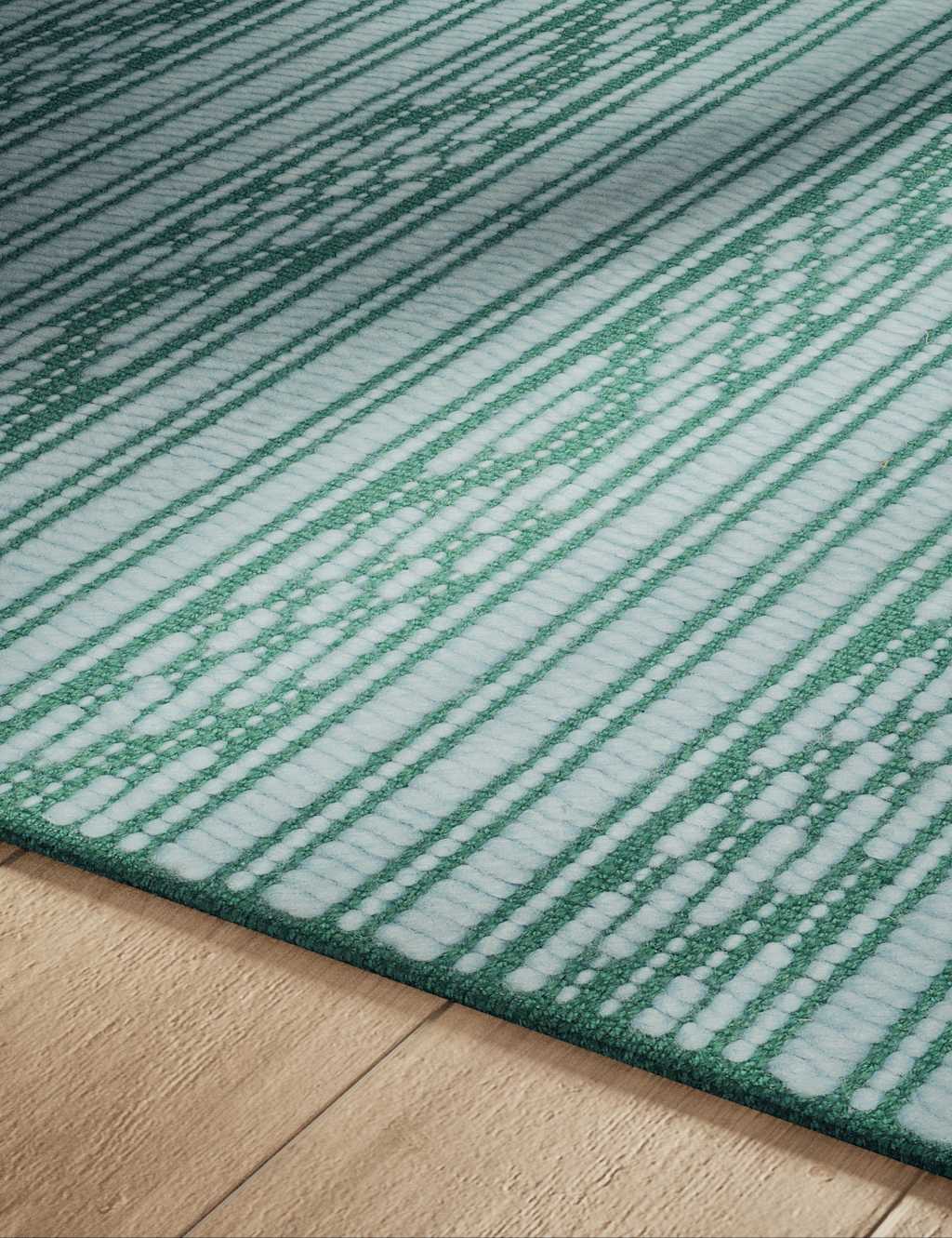 Striped Outdoor Rug 3 of 5
