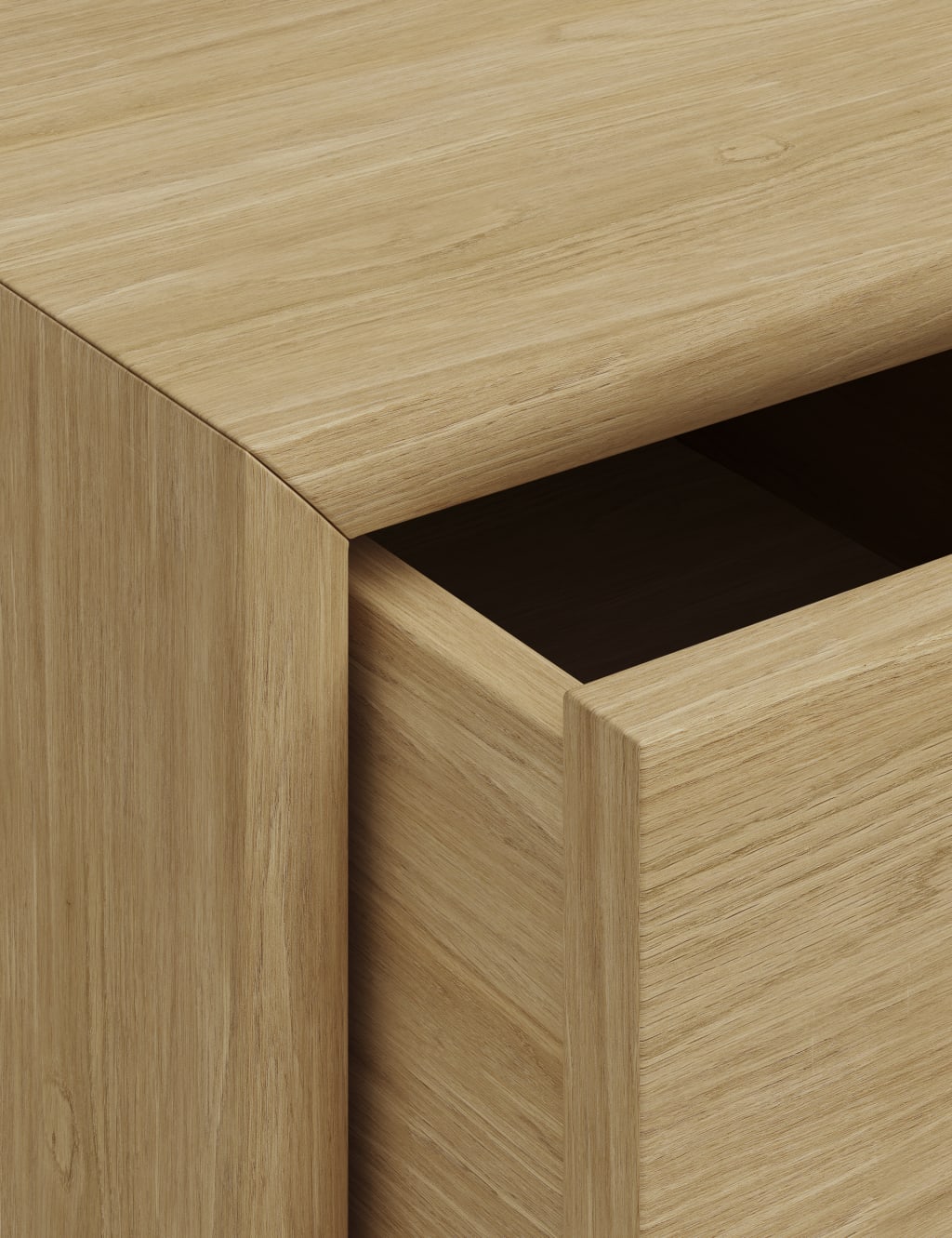 Newark 1 Drawer Slim Bedside Table 3 of 6