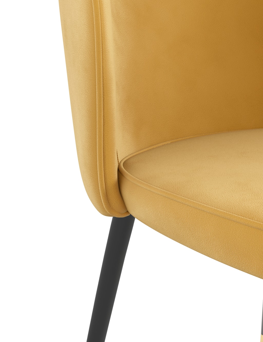 Set of 2 Palmer Velvet Dining Chairs 4 of 7