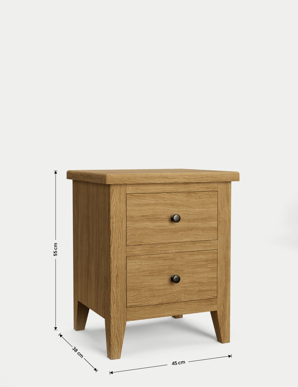 Amersham 2 Drawer Bedside Table 7 of 8