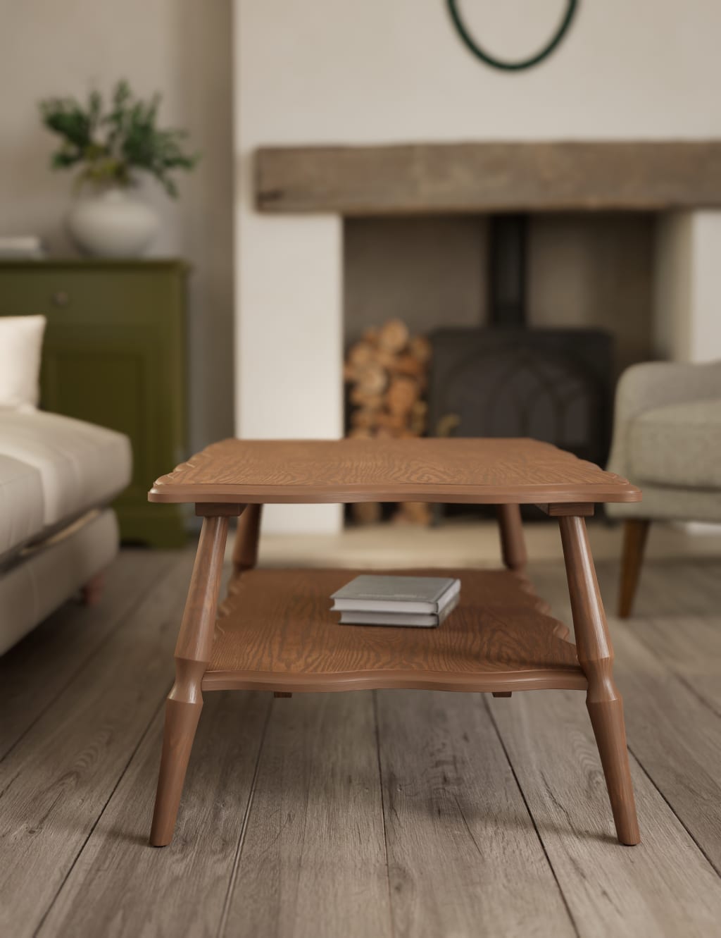 Scalloped Coffee Table 4 of 7