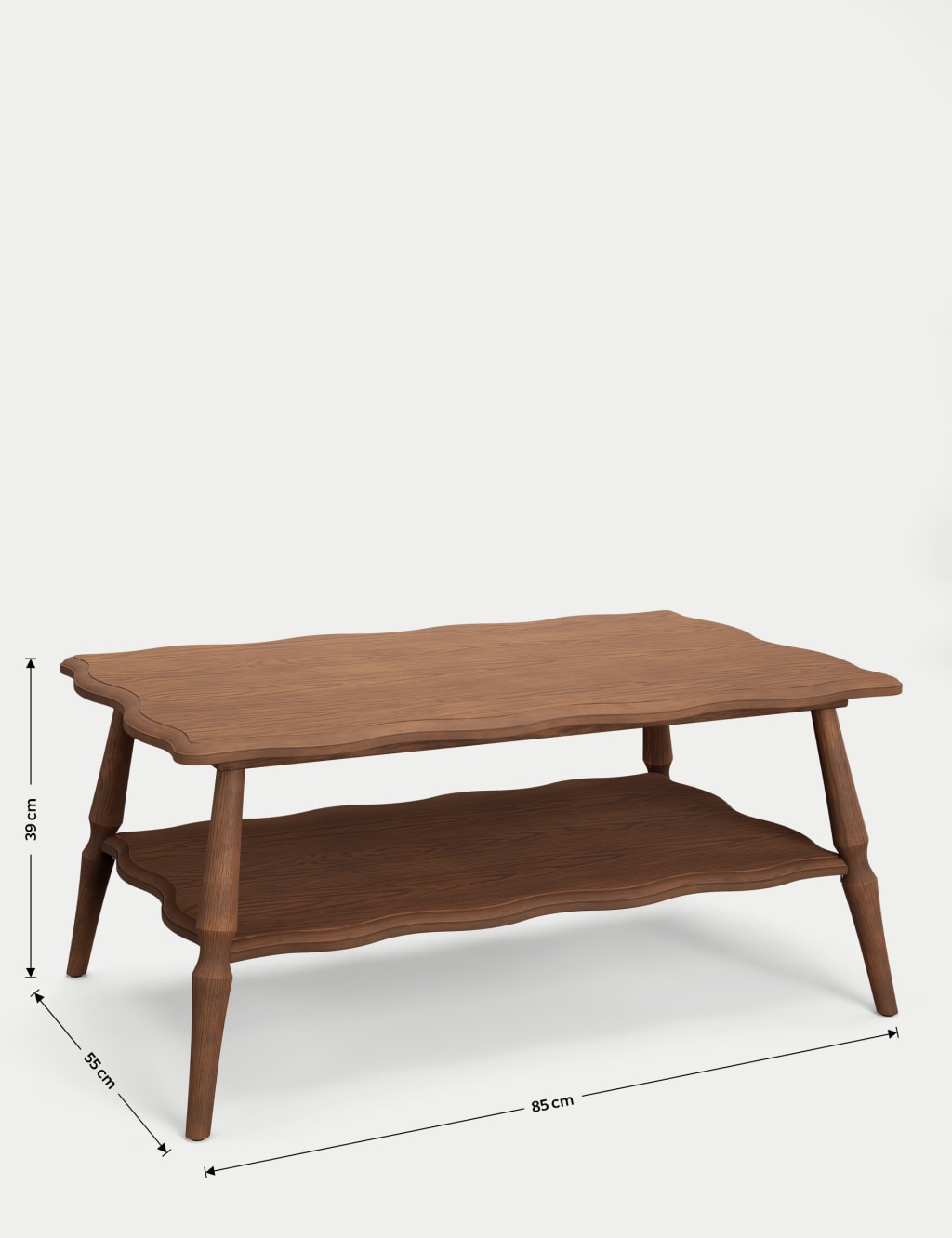 Scalloped Coffee Table 6 of 7