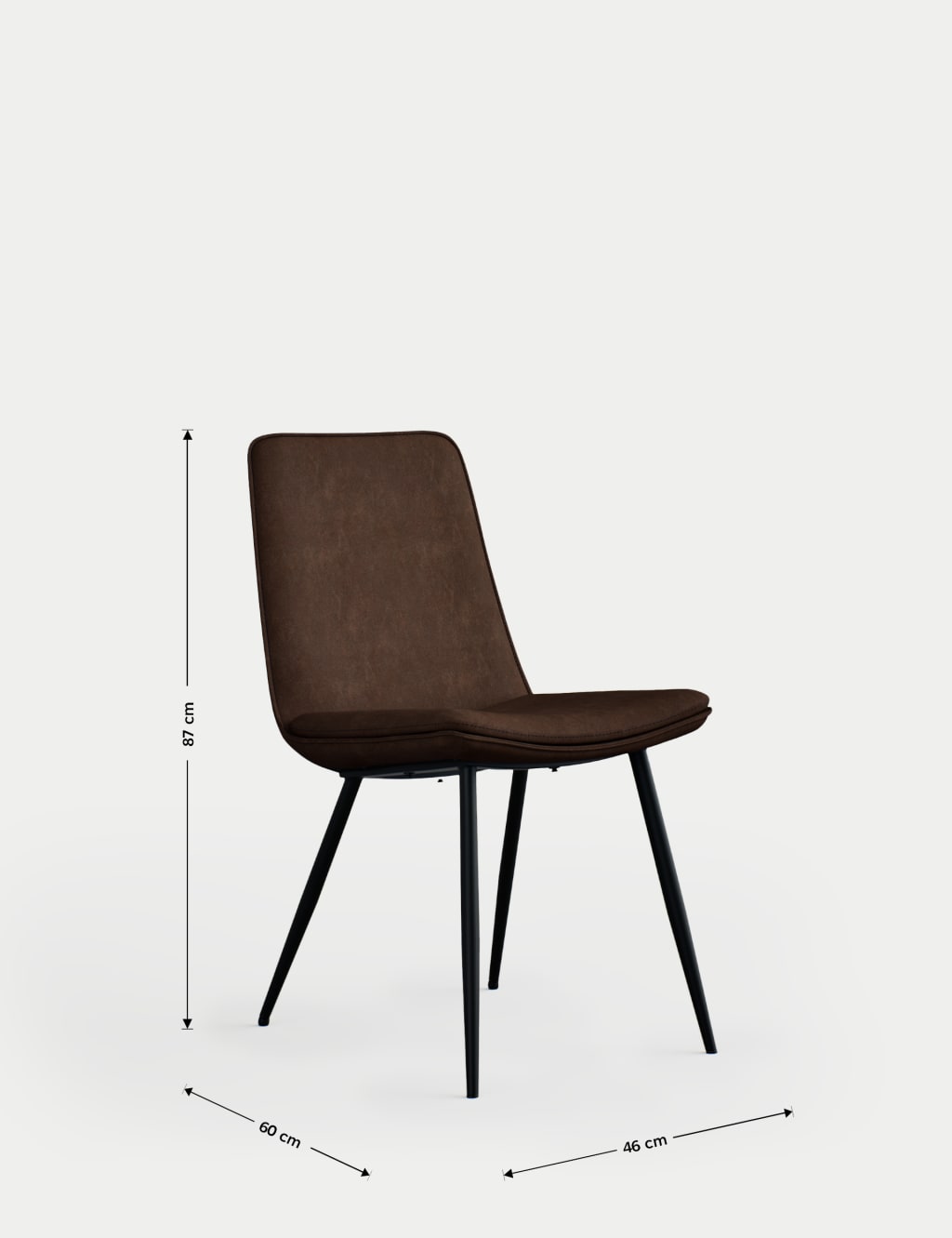 Set of 2 Cullen Dining Chairs 6 of 6