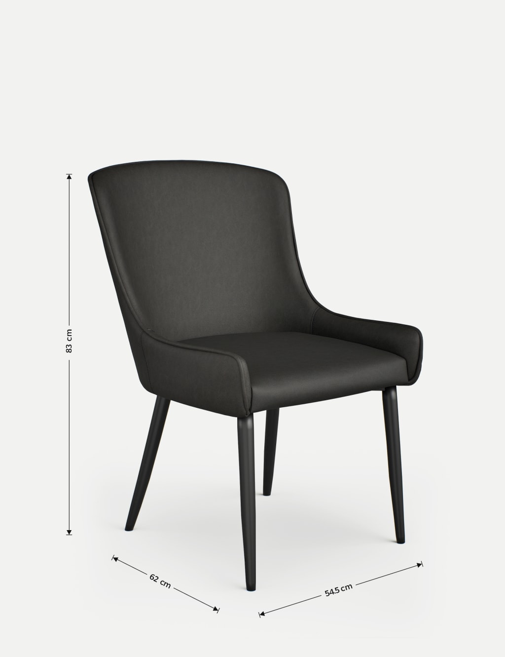 Set of 2 Braxton Dining Chairs 6 of 6