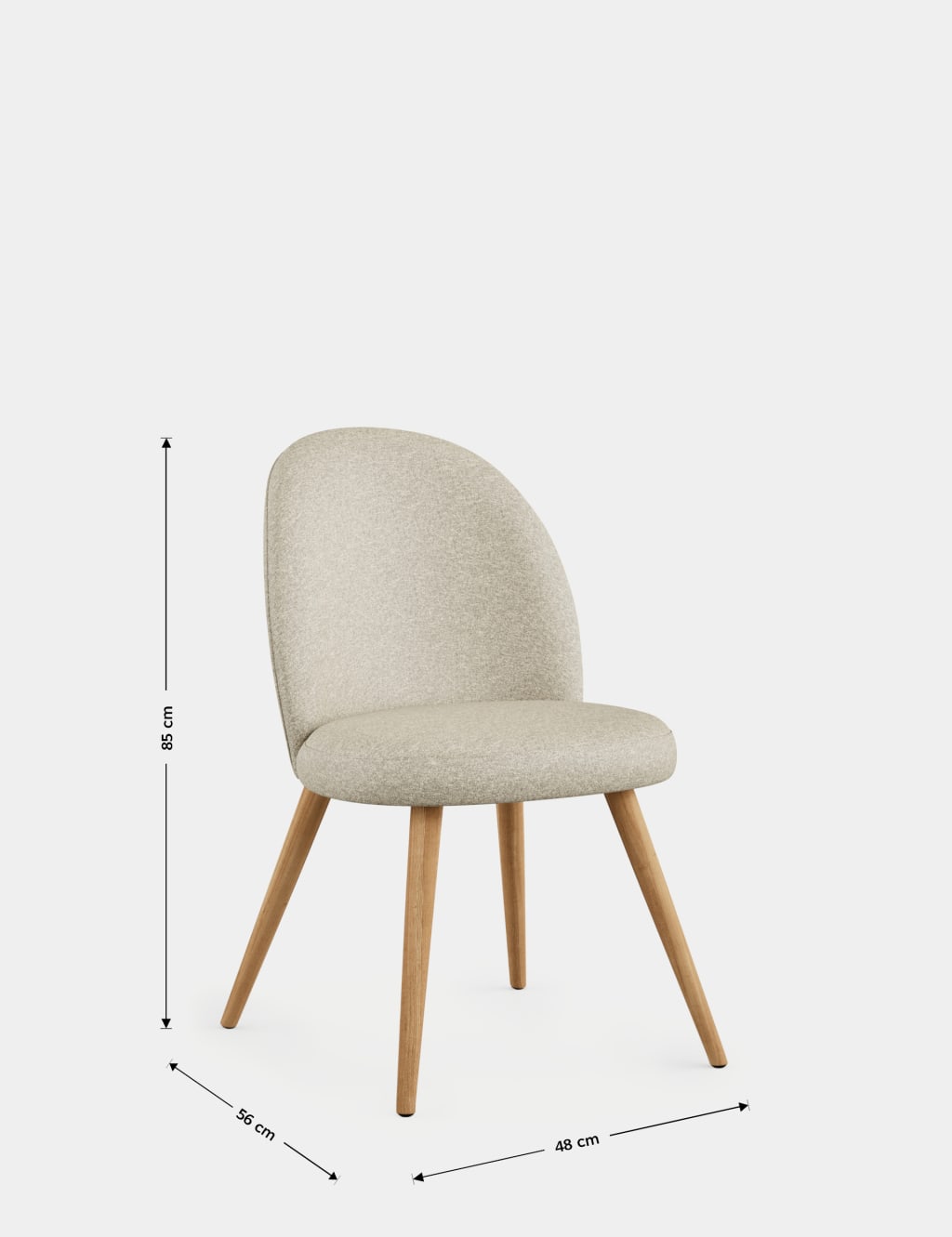 Set of 2 Nord Dining Chairs 6 of 6