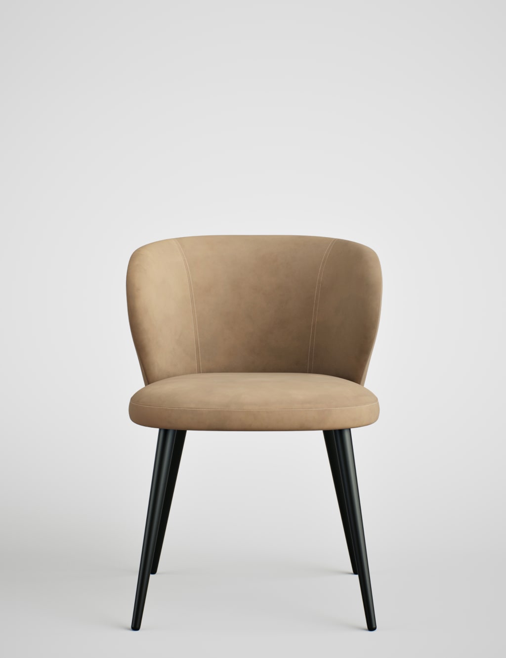 Set of 2 Molly Curve Dining Chairs 4 of 6