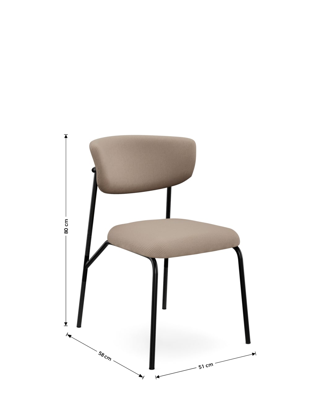 Set of 2 Lucas Dining Chairs 7 of 7