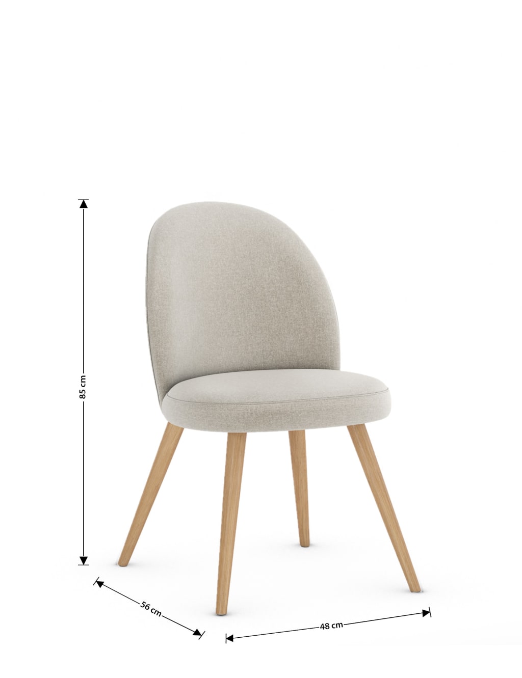 Set of 2 Nord Dining Chairs 6 of 8