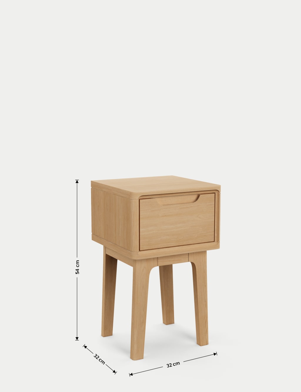 Nord 1 Drawer Side Table 7 of 8