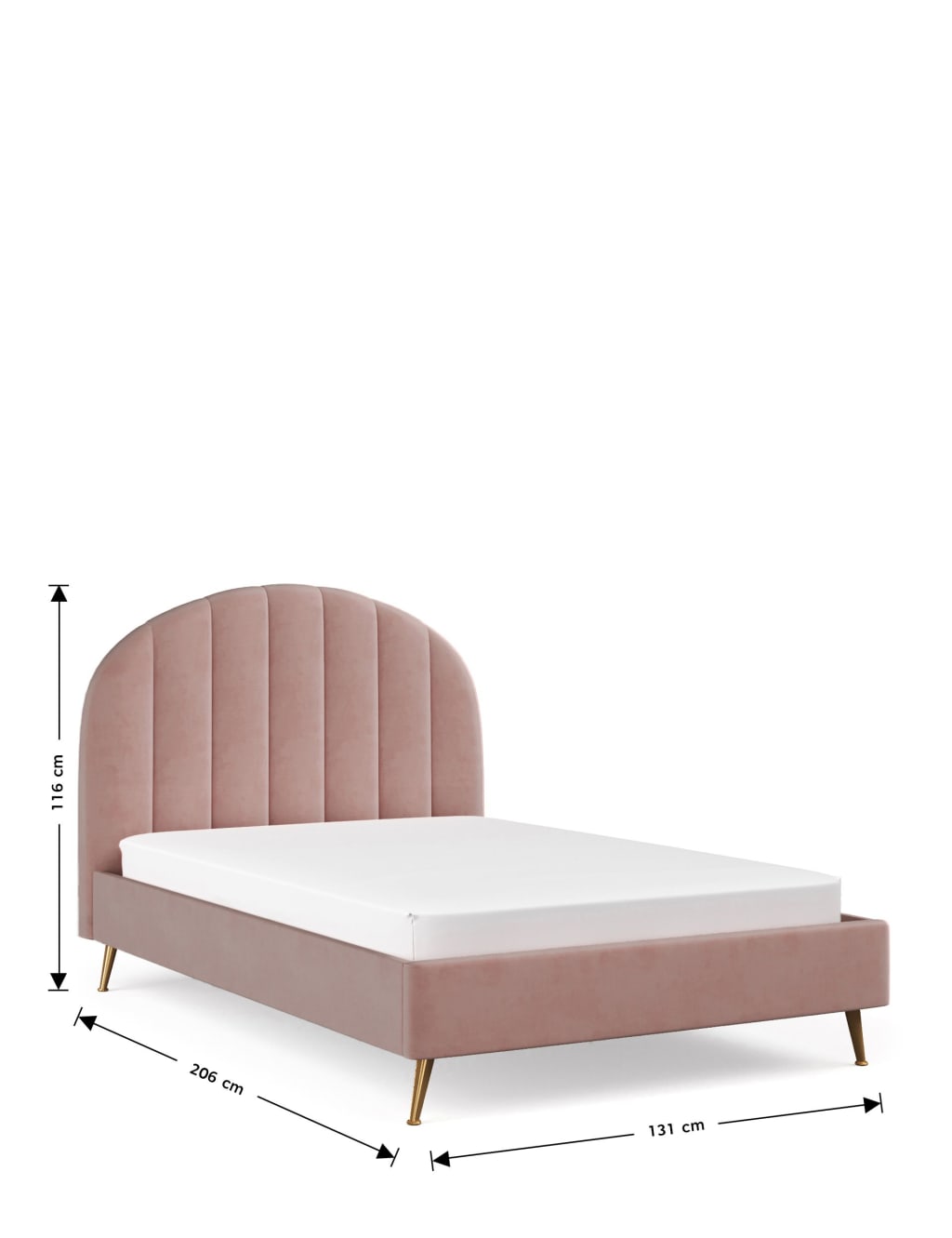 Pearl Velvet Bed 6 of 8