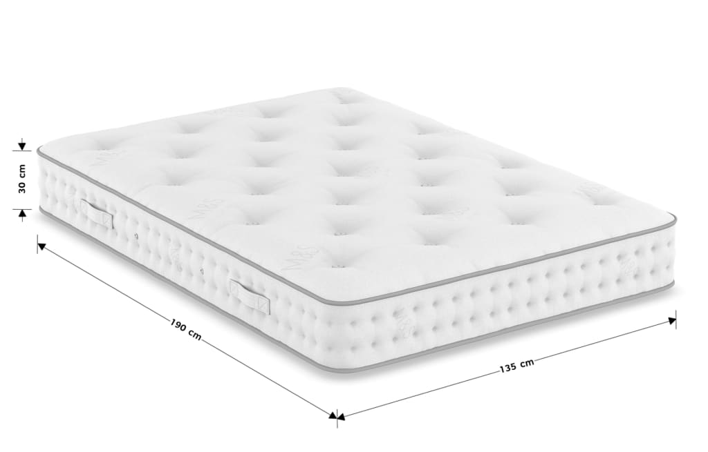 2500 Luxury British Wool Pocket Spring Medium Mattress 5 of 6