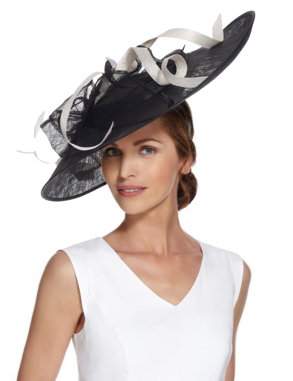 Faux Feather & Swirl Fascinator 1 of 4
