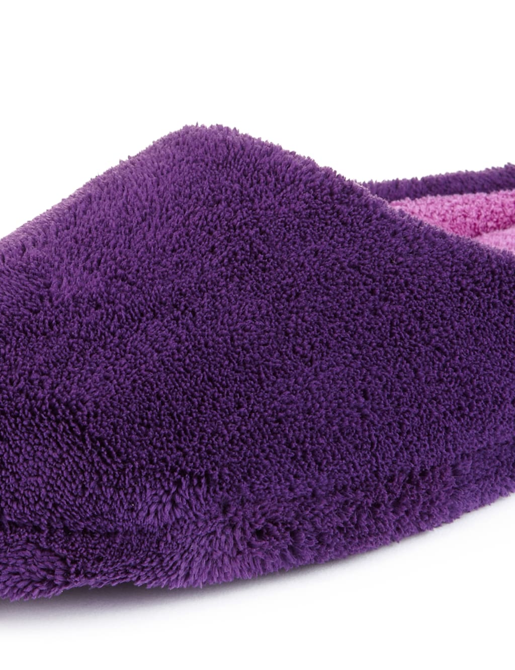 Micro Towelling Mule Slippers M S Collection M S