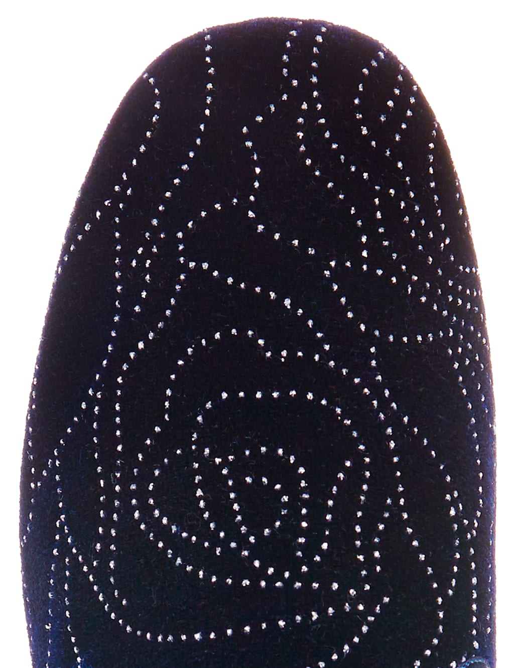 Glitter Rose Wedge Mule Slippers 4 of 4