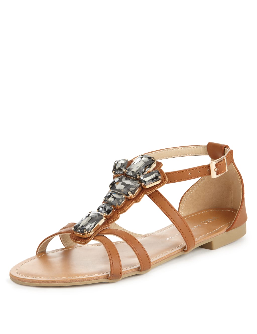 Jewelled gladiator sandals store