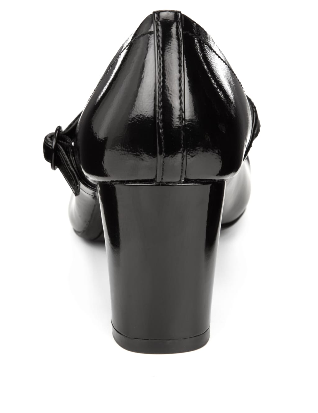 Freshfeet™ Leather Patent Finish Dolly Court Shoes with Insolia® & Silver Technology 3 of 4