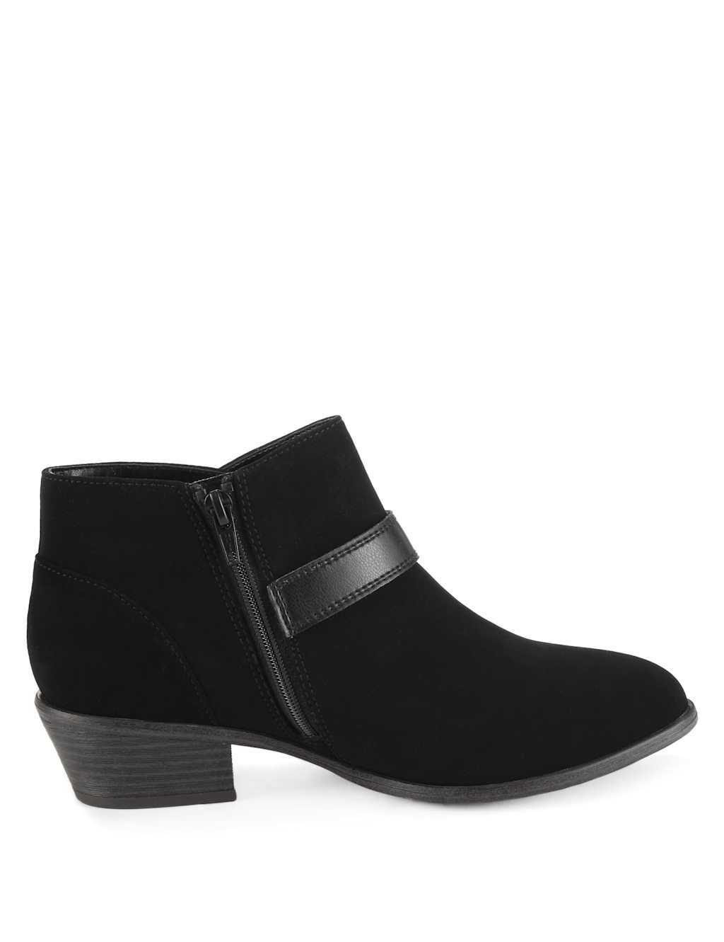 Low Cut Double Strap Wide Fit Ankle Boots with Insolia® 3 of 4