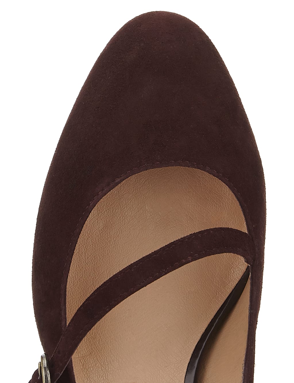 Suede Smart Buckle Dolly Court Shoes with Stain Away™ 4 of 4
