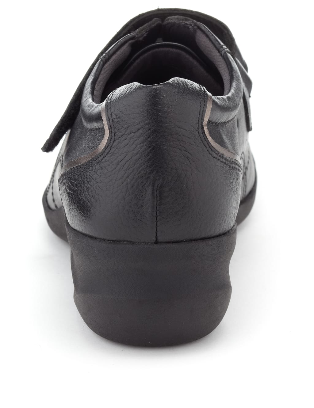 Leather Wide Fit Wedge Shoes 3 of 5