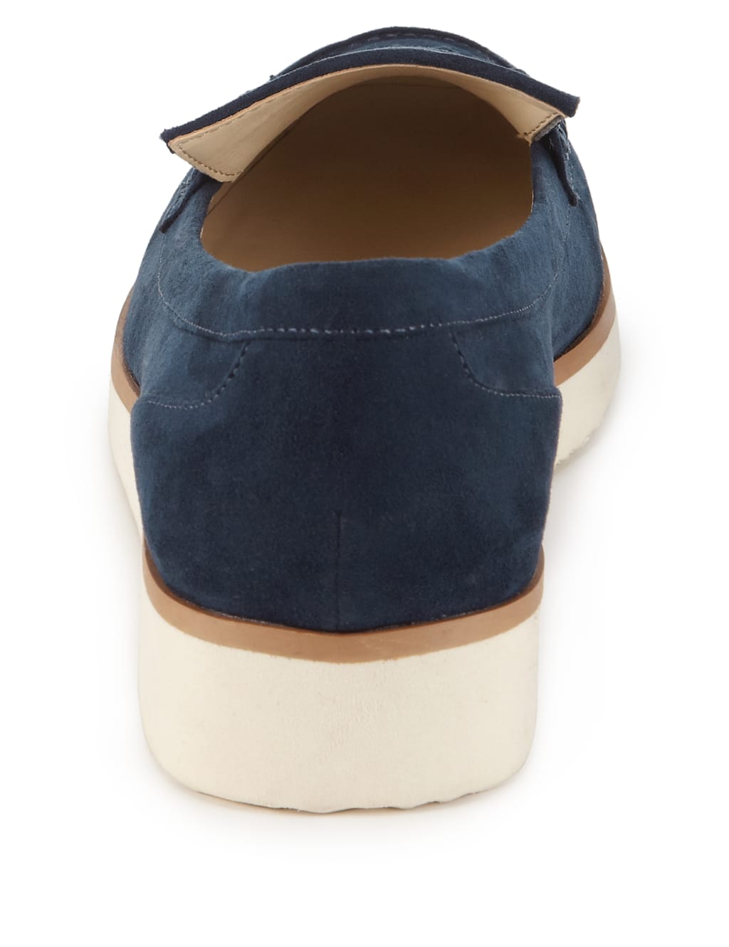 Low Heel Fringed Wedge Loafers 2 of 3