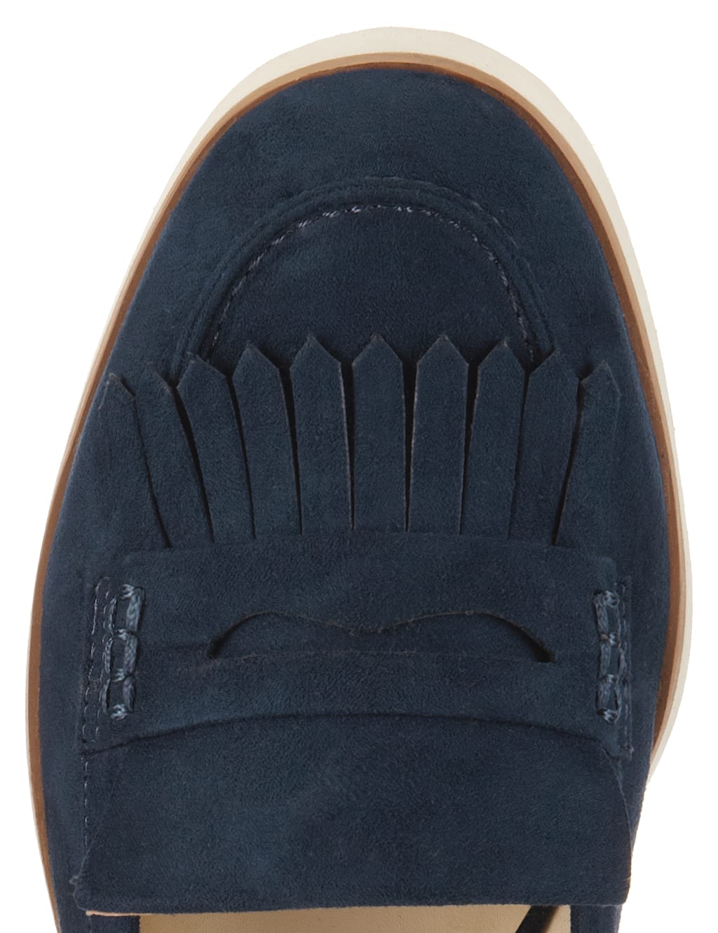Low Heel Fringed Wedge Loafers 3 of 3