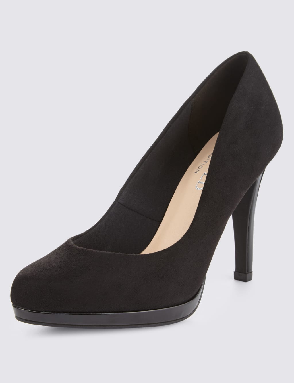 Almond Toe Platform Court Shoes with Insolia Limited Edition M S