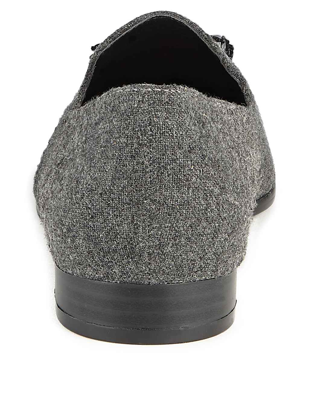 Gem Embellished Pointed Toe Flat Loafers with Insolia Flex® 3 of 4