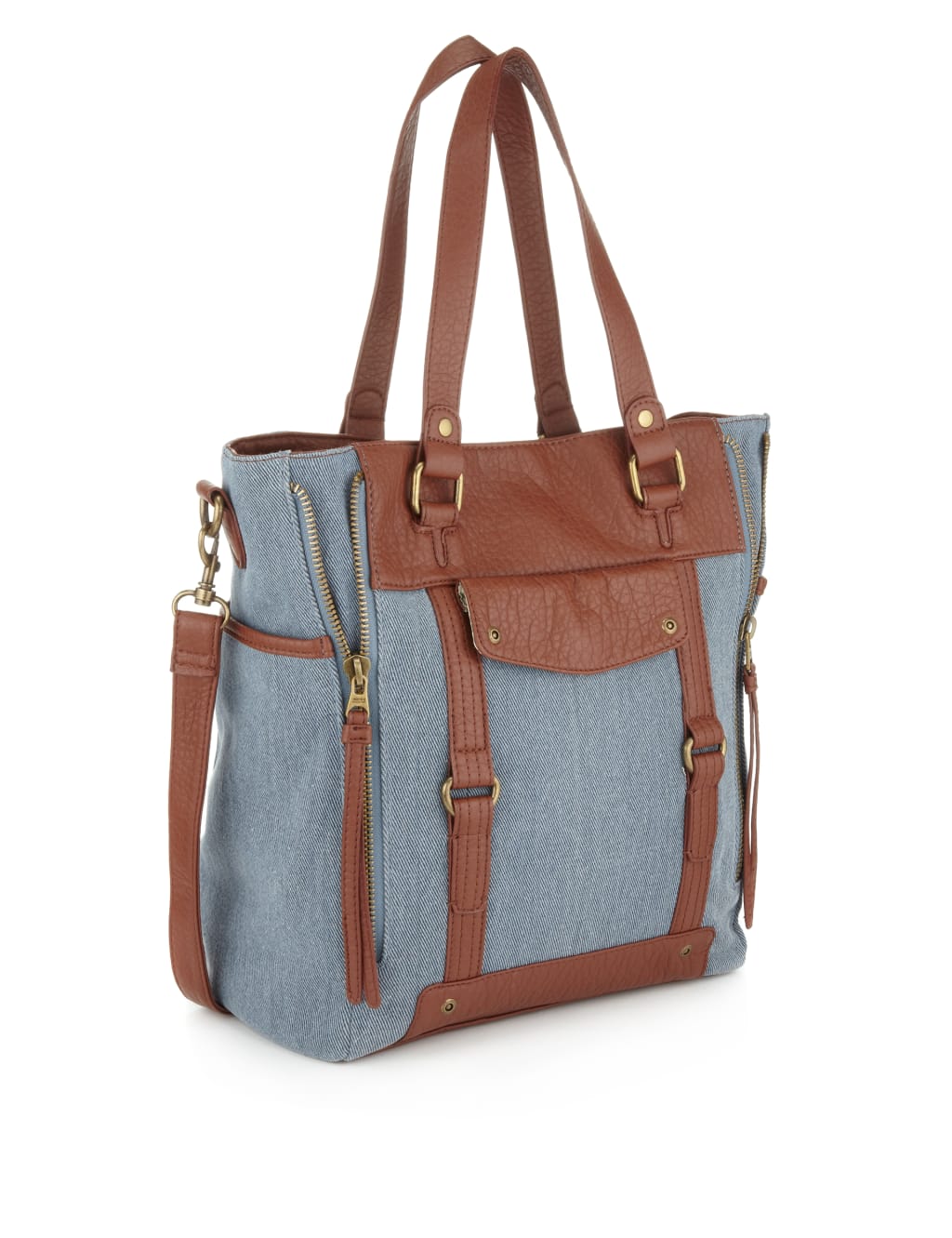 Denim Shopper Bag 4 of 6