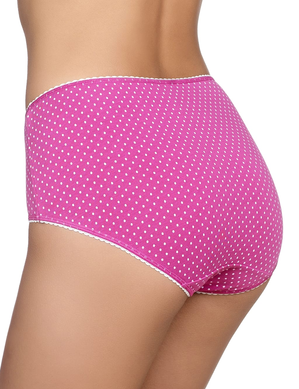 5 Pack Cotton Rich Assorted Midi Knickers 3 of 3