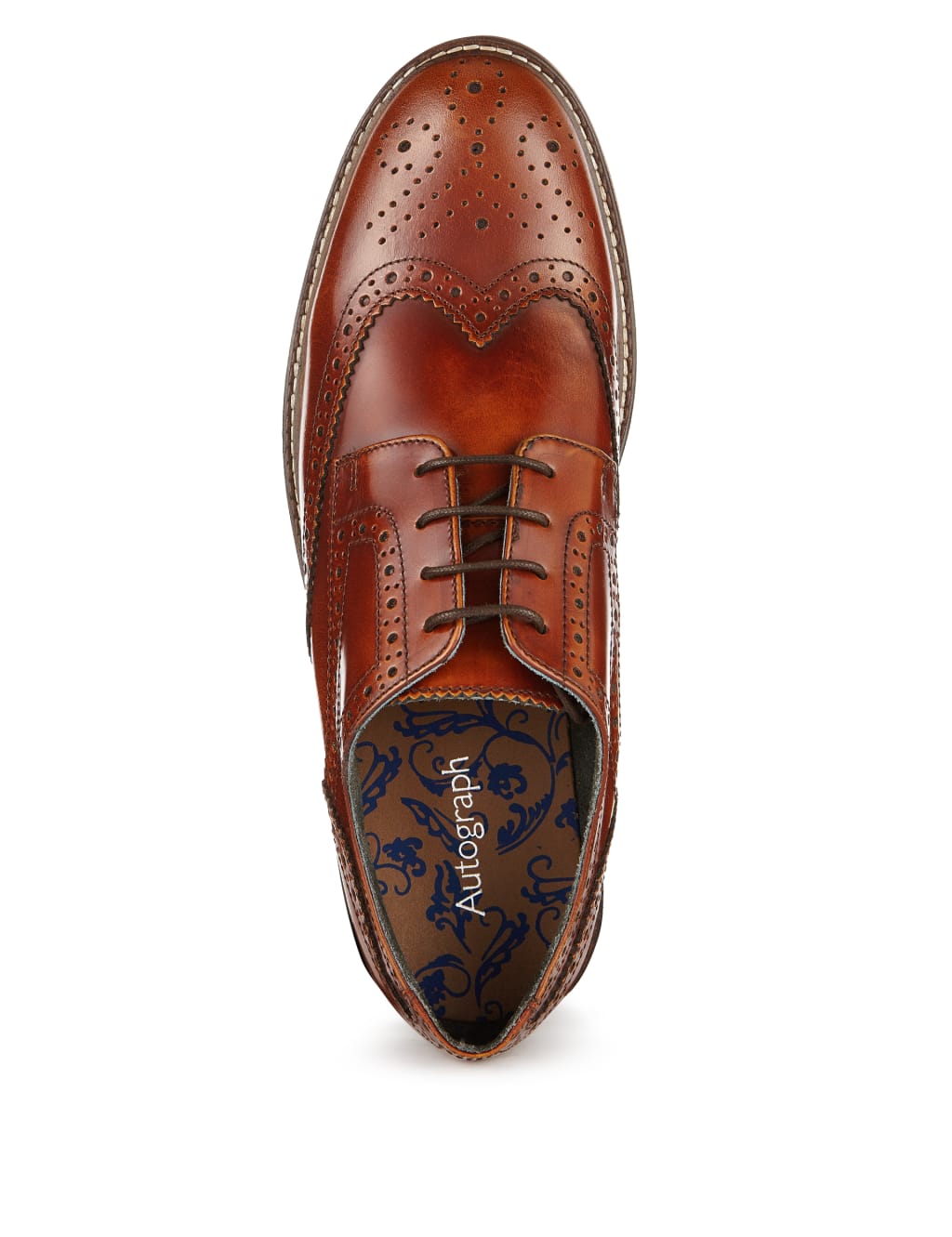 Leather Cleated Sole Brogue 2 of 3