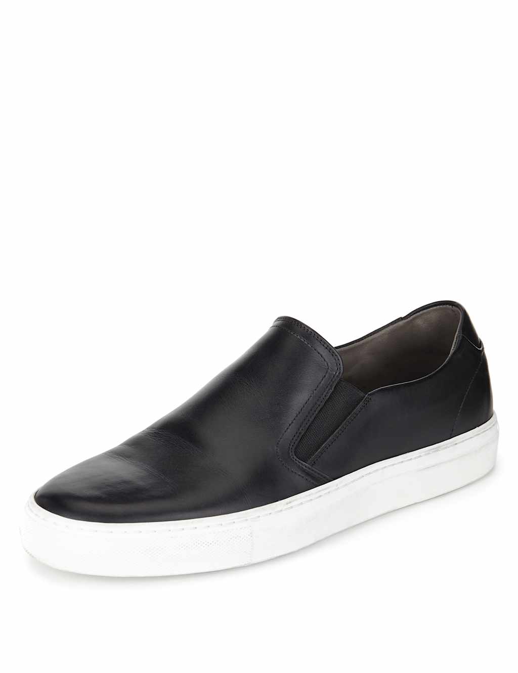 Leather Slip-On Trainers 1 of 4