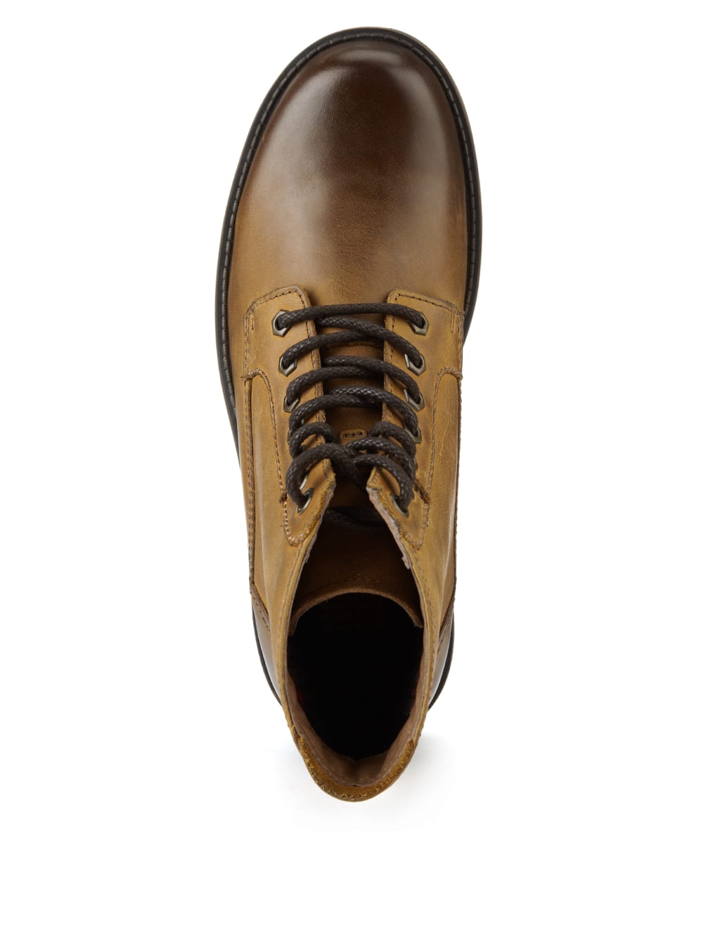 Leather Lace Up Ankle Boots 3 of 5