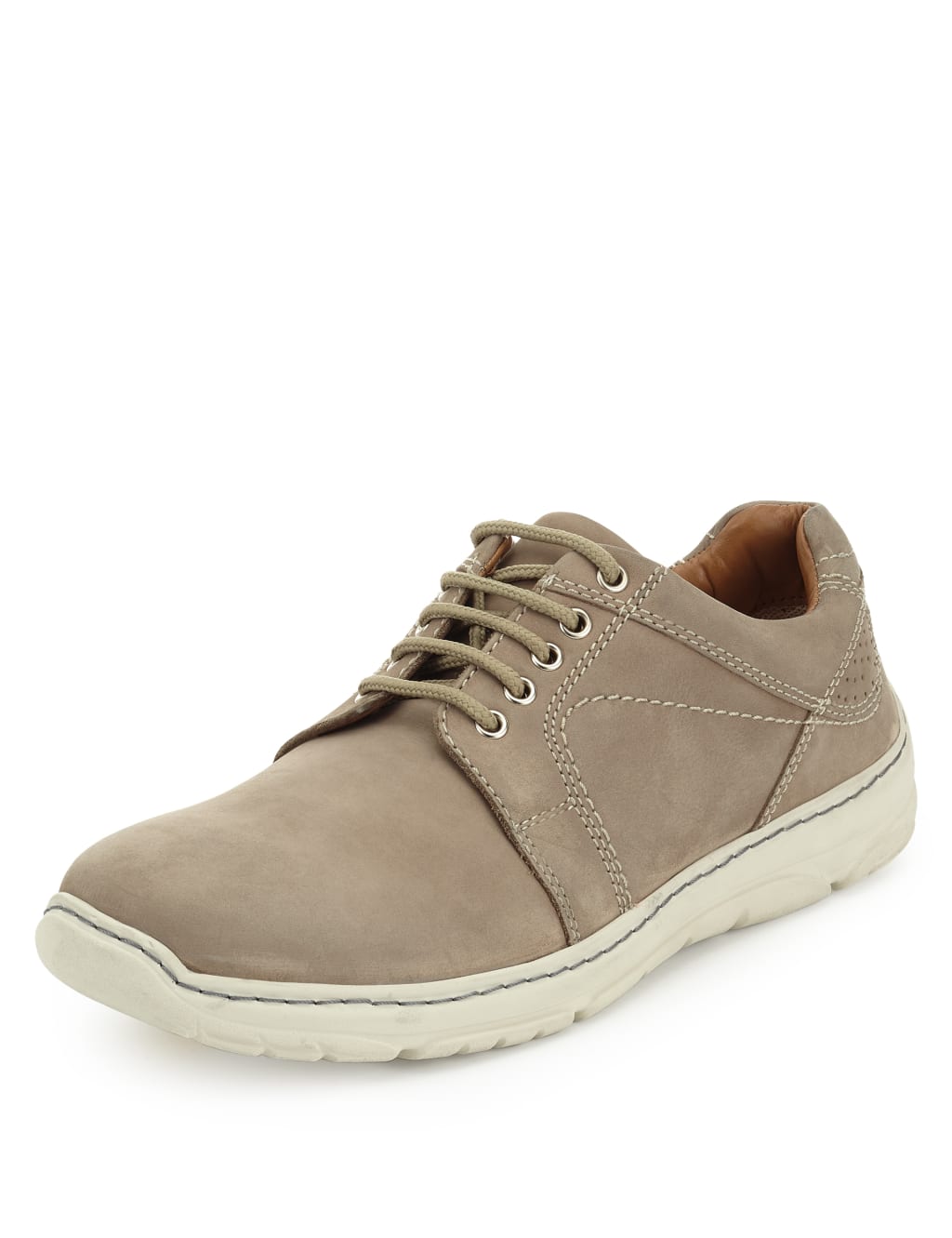 Extra Wide Fit Leather Shoes with Airflex M S Collection M S